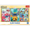 Puzzle  3x80  Świat Stitcha 